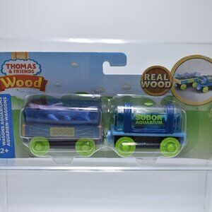 Thomas & Friends Real Wood Aquarium Cars Sting Ray Tanker Hammerhead Shark Car